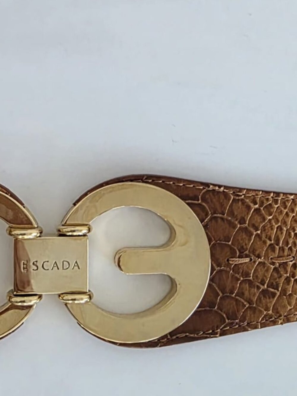 ESCADA SNAKE LIKE BELT! VINTAGE! - Picture 6 of 14